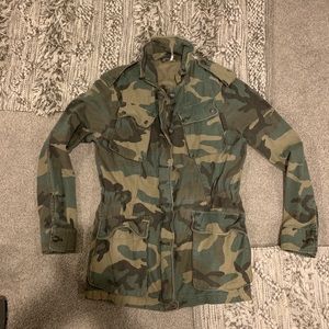 Free People Camo Jacket